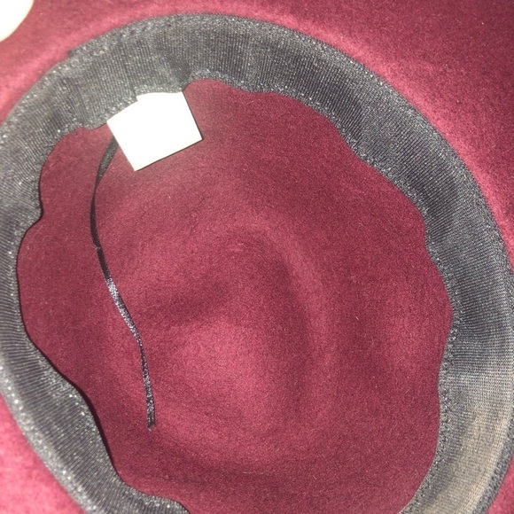 Urban Do Everything In Love Felted Wool Bucket Hat Chain Detail Boho One Size - Picture 4 of 4